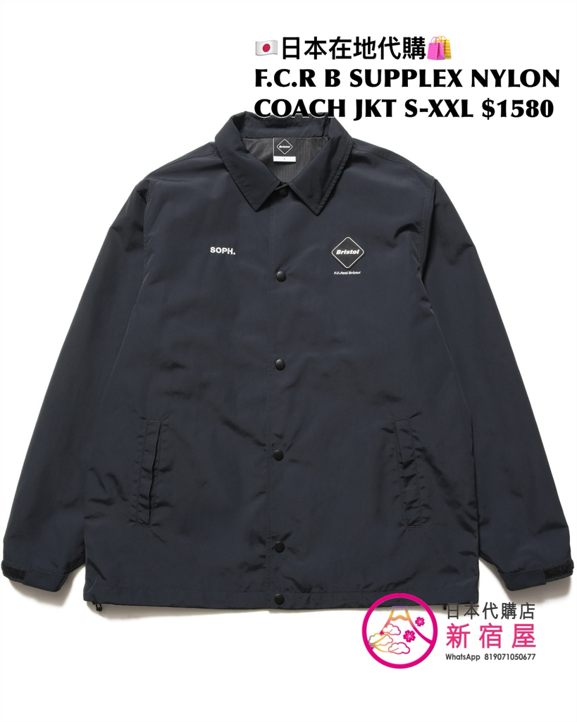 F.C.REAL BRISTOL SUPPLEX NYLON COACH JACKET/ HOODED BLOUSON/ EASY PANTS/ CAP