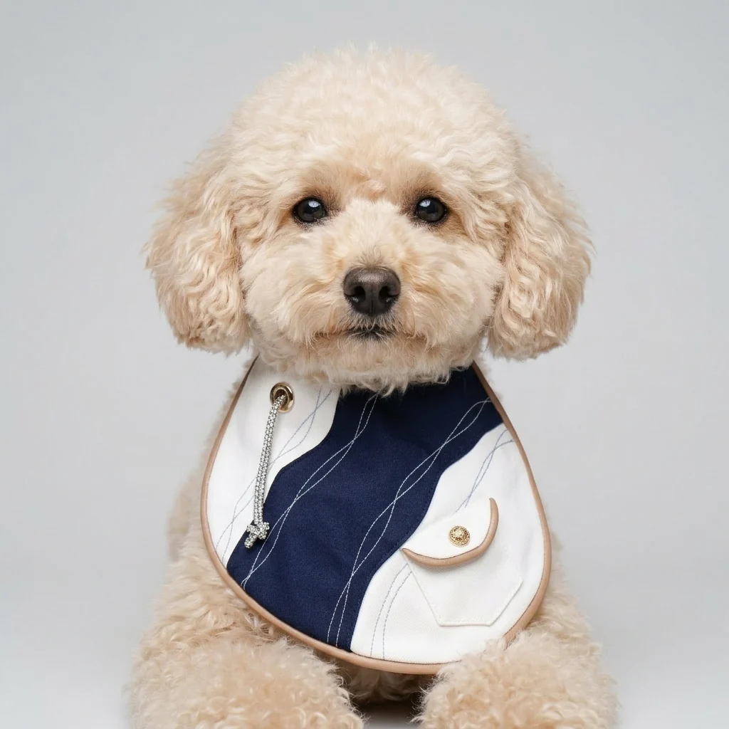 MOMOJI Antibes (2-French Riviera Blue) | Pet Neckwear