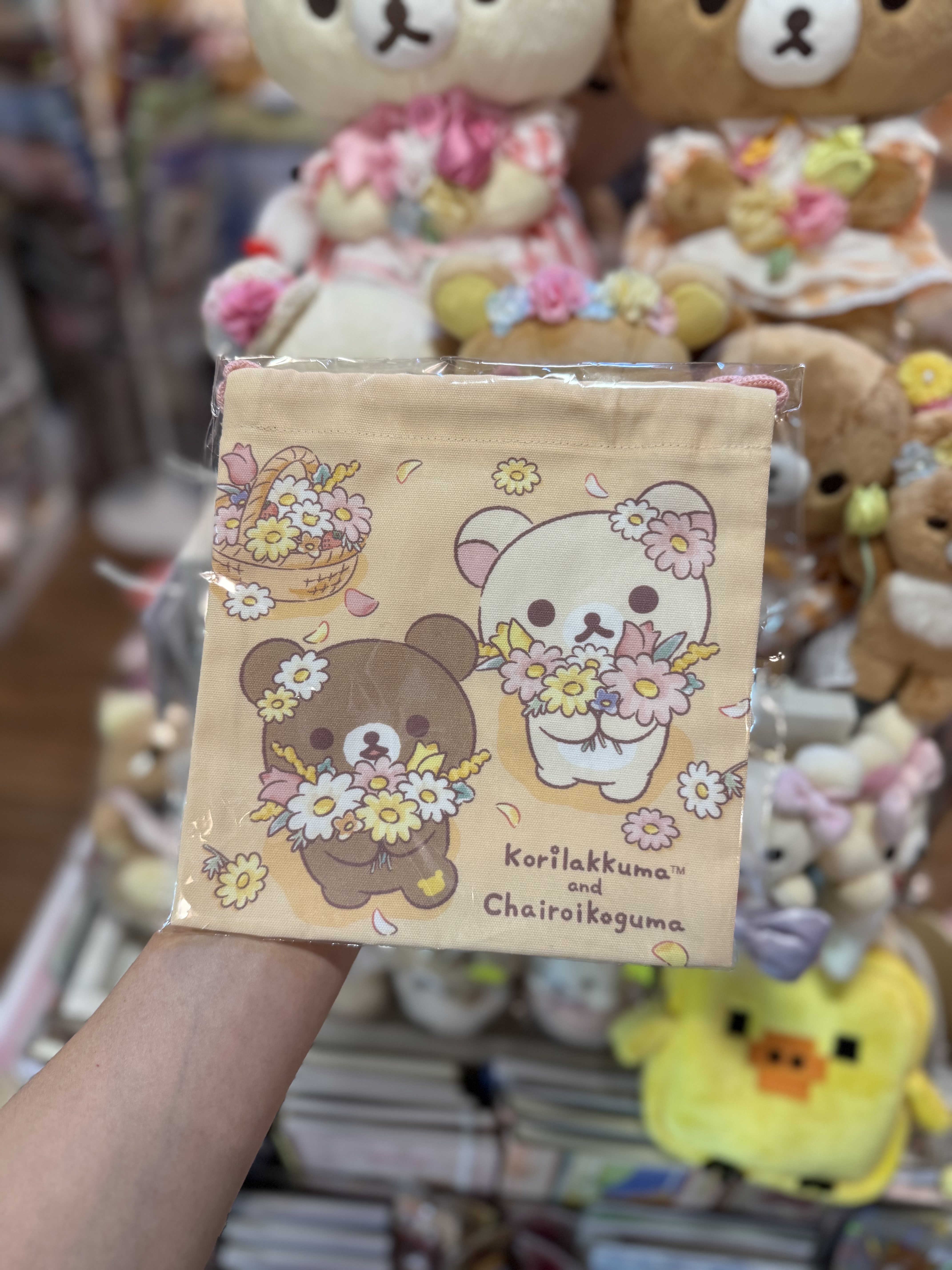 《現貨》全新日本有樂町pop up店限定 花花造型索袋