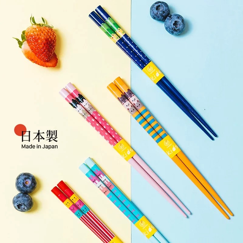 日本Kawai動物系列抗菌兒童筷子