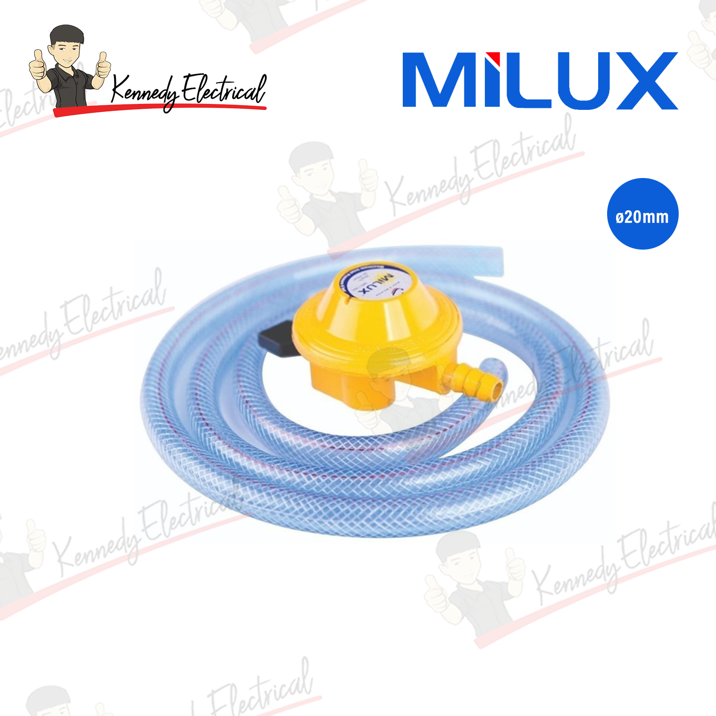 Milux Low Pressure Gas Regulator (M-168CS)