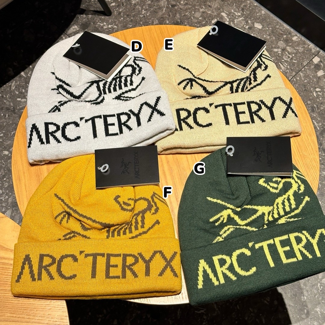 【現貨】ARC'TERYX 羊絨針織卷邊冷帽