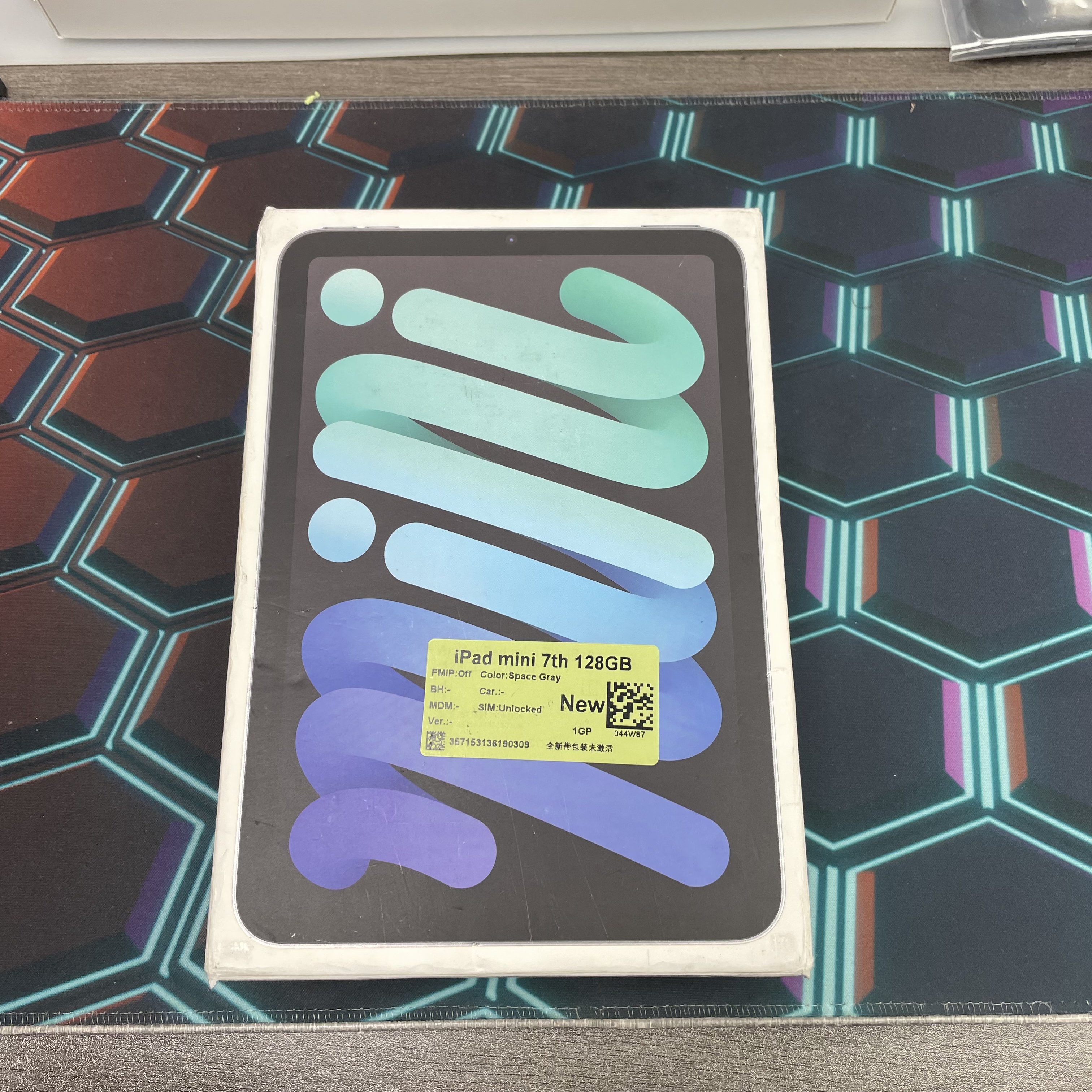*7733 iPad mini 7 全新原封 128GB 5G版 灰色 gray 美版