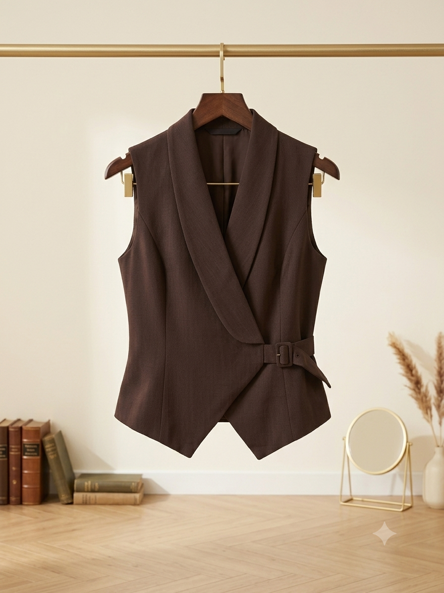 Linen Vest (Premium)