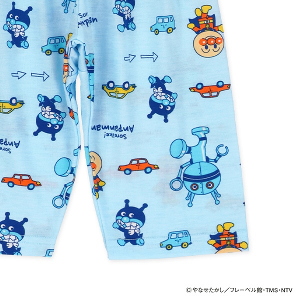 🇯🇵預訂 日本直送🇯🇵麵包超人滿印藍色包腹短袖家居服上下套裝