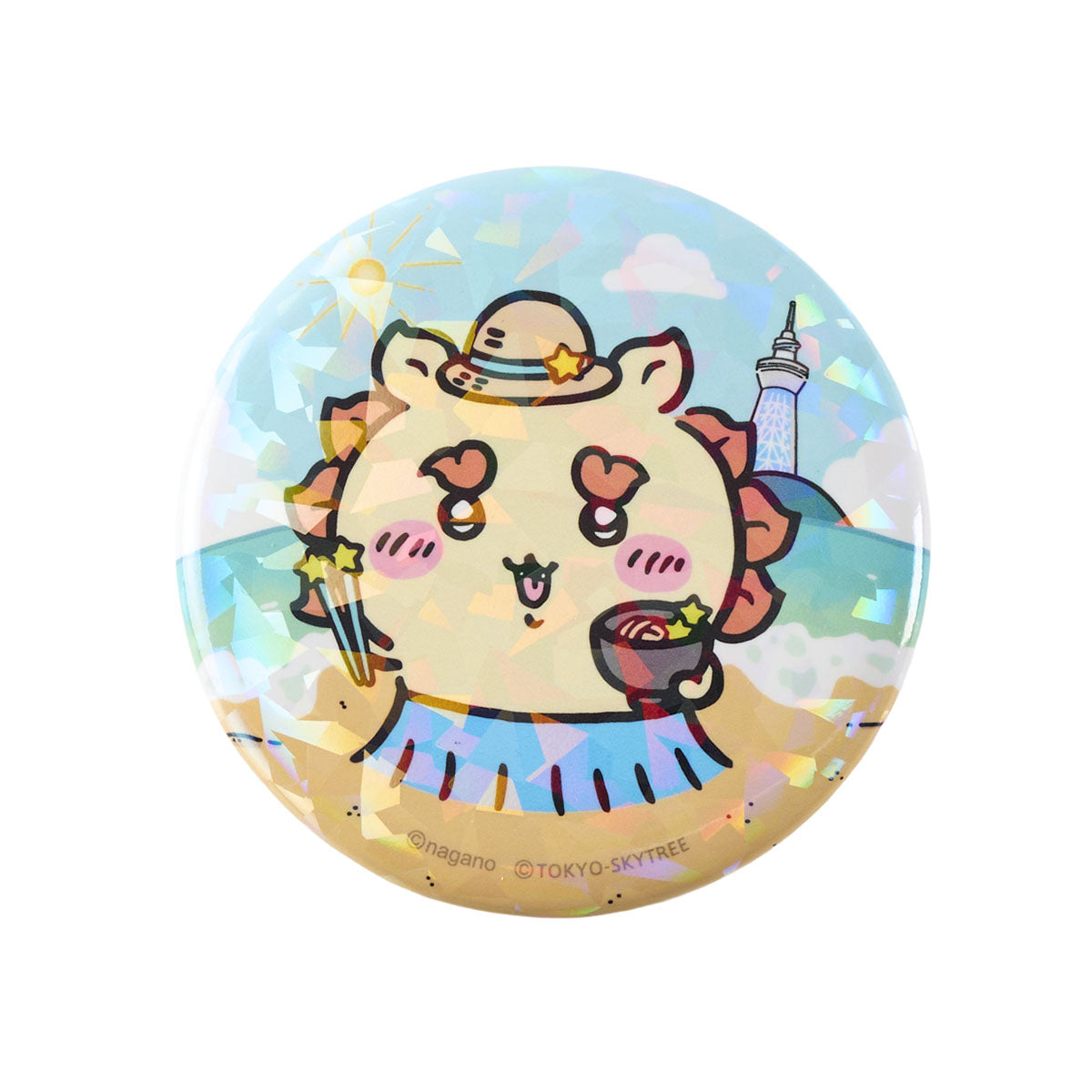 🎀【預訂】 Chiikawa 人魚島的秘密 x 星空晴空塔盲盒襟章