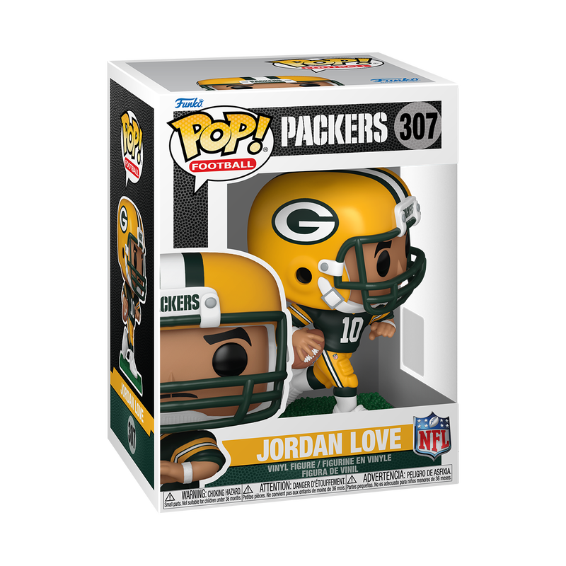 📦訂購 美國代購 Funko POP! NFL Jordan Love Figure 綠灣包裝工 模型