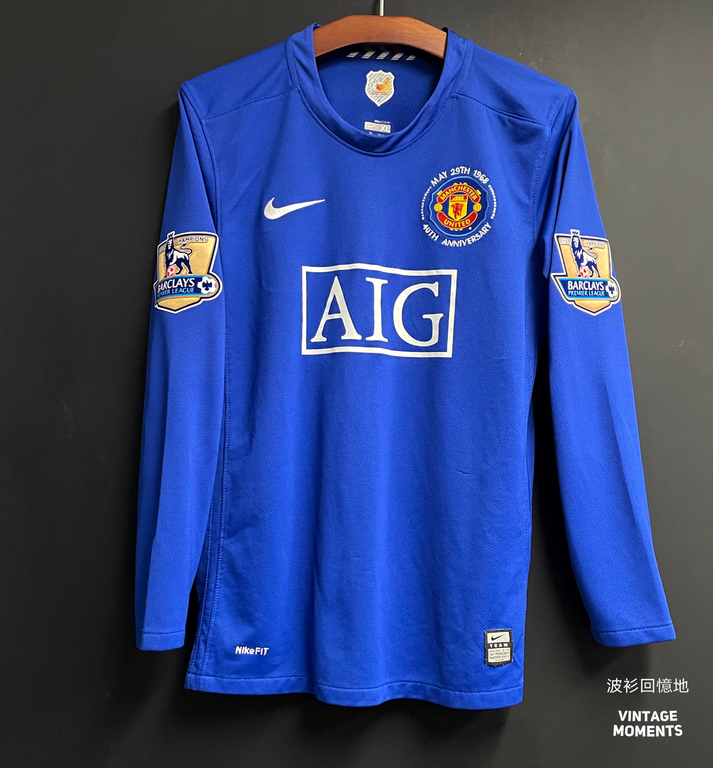 曼聯08/09客場長袖 C朗拿度 MANCHESTER UNITED LONG SLEEVE RONALDO