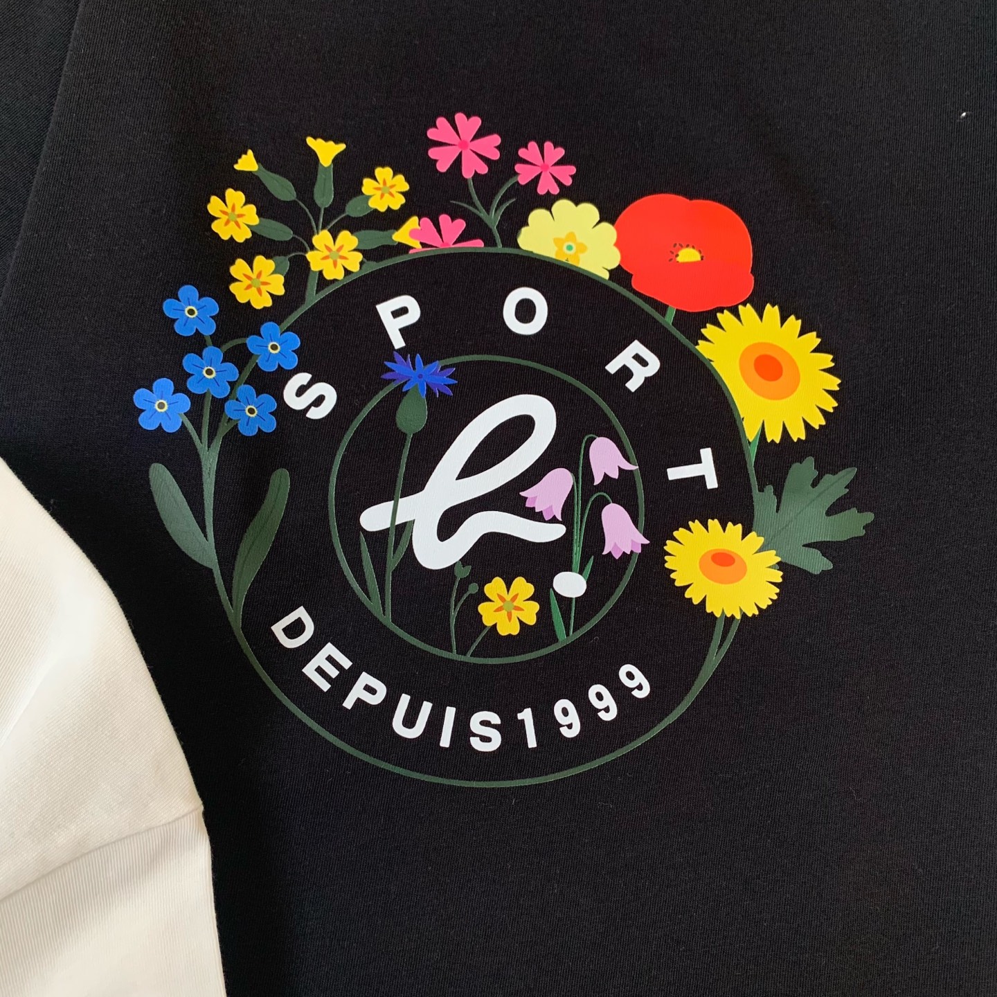 Agnes b.前印花短袖Tee