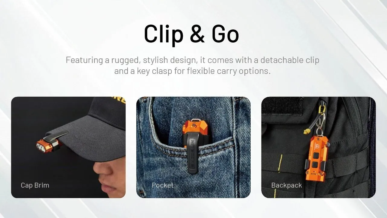 Nitecore TIP3 鎖匙扣燈