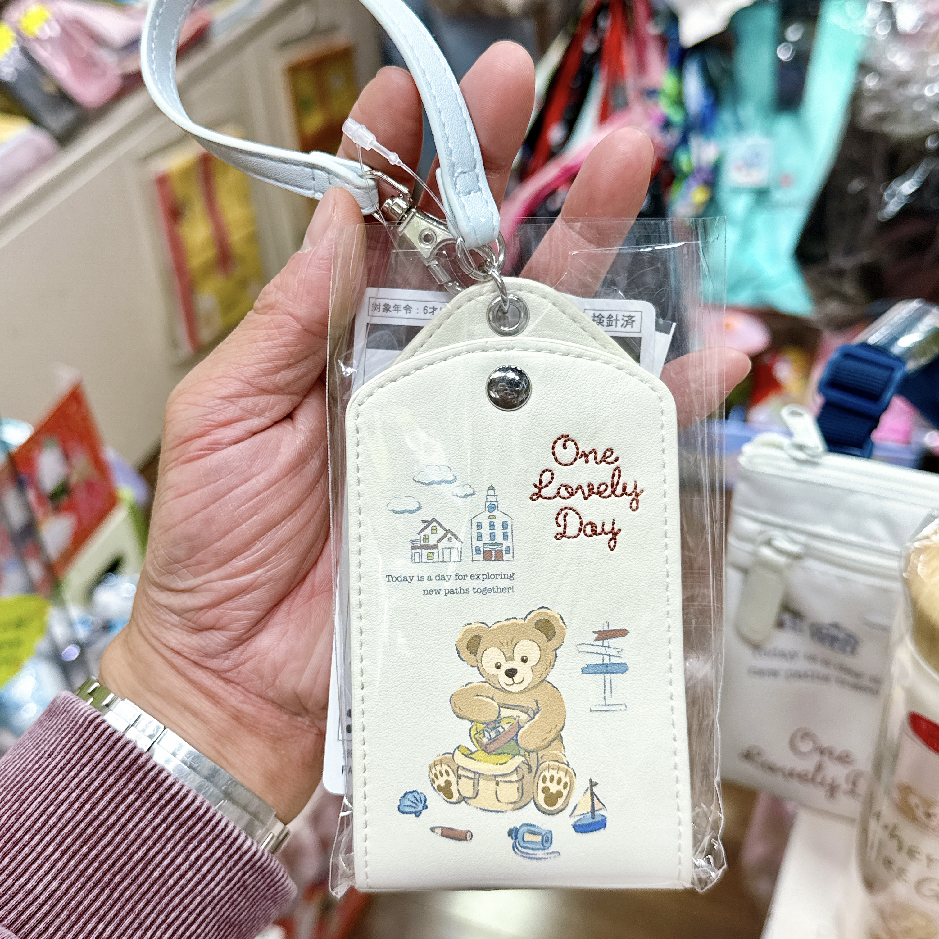 東京迪士尼限定Duffy行李牌卡套