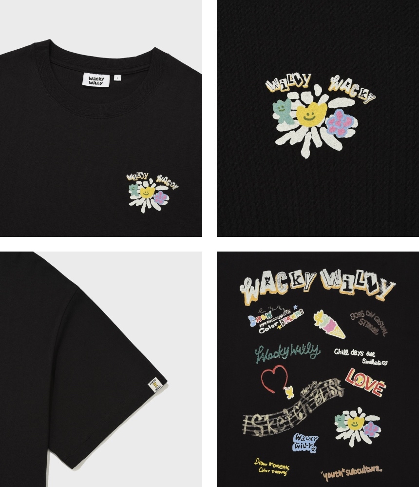 🇰🇷韓國Wacky Willy短袖Tee