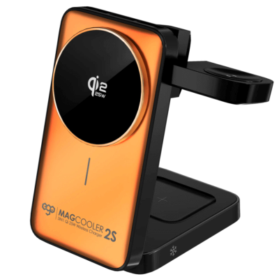 香港行貨 一年保養 ego MagCooler 2S@ 3in1 半導體制冷無線充電器 橙色 HT-569-ORANGE 