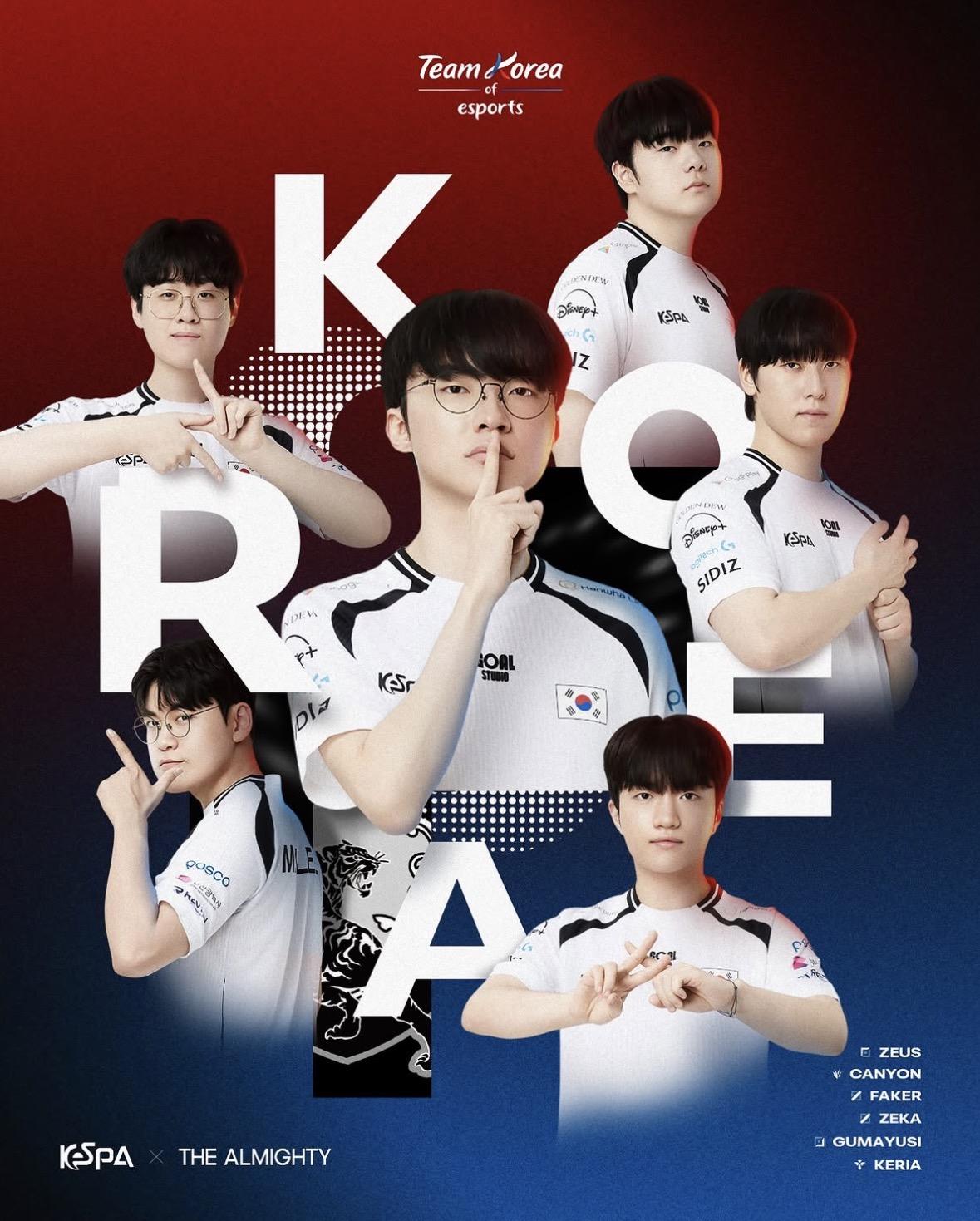 韓國電競 - TEAM KOREA GOODS 韓國國家隊 Esports 亞運小卡