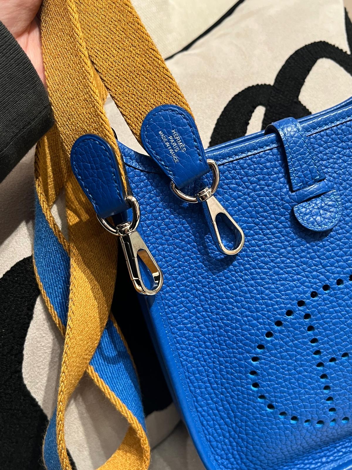 Hermes Mini Evelyne ,Stamp C 100%Authentic , 98%new  ✅strap ✅塵袋  