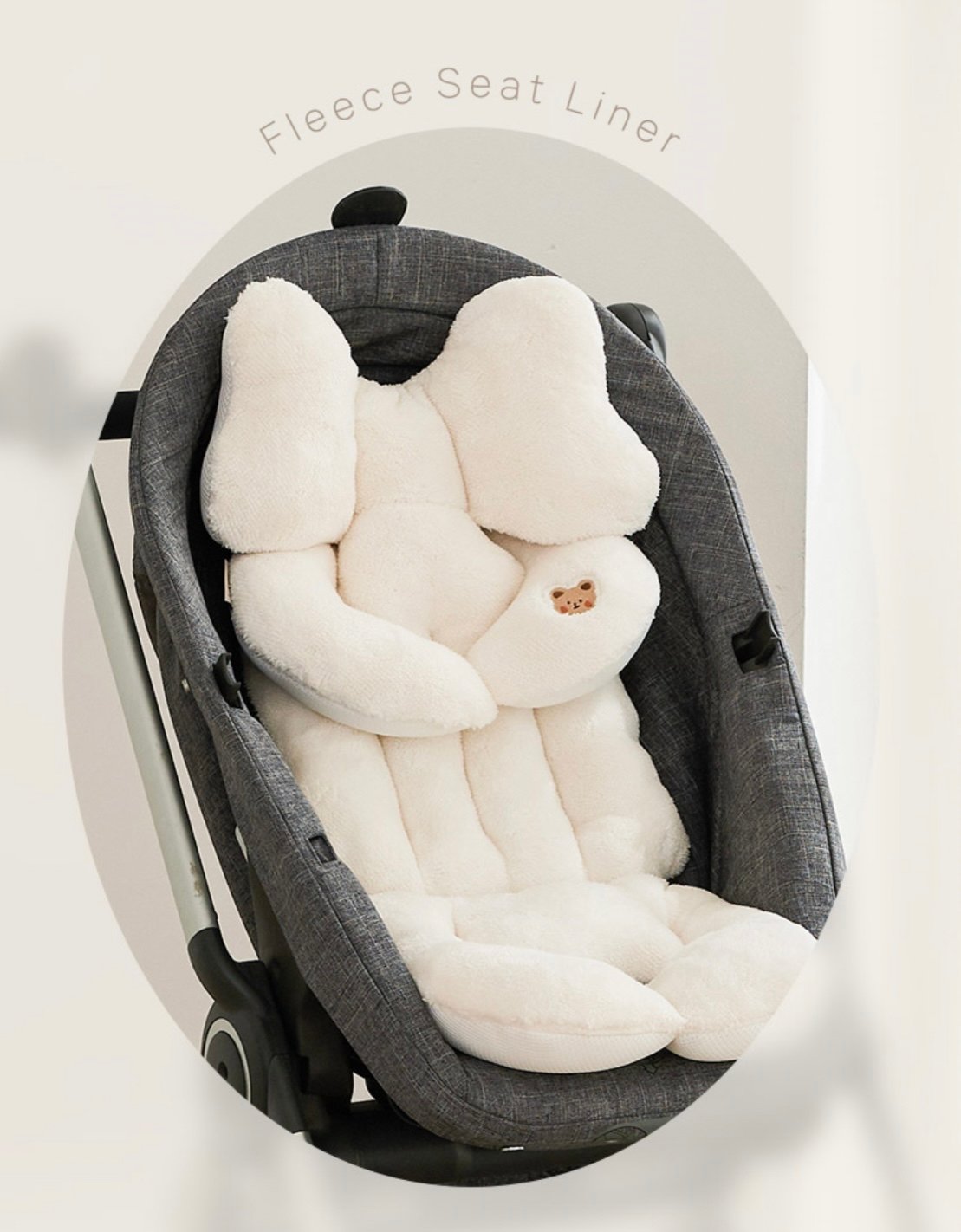 韓國 Bebenuvo fleece X airmesh車墊+頸枕