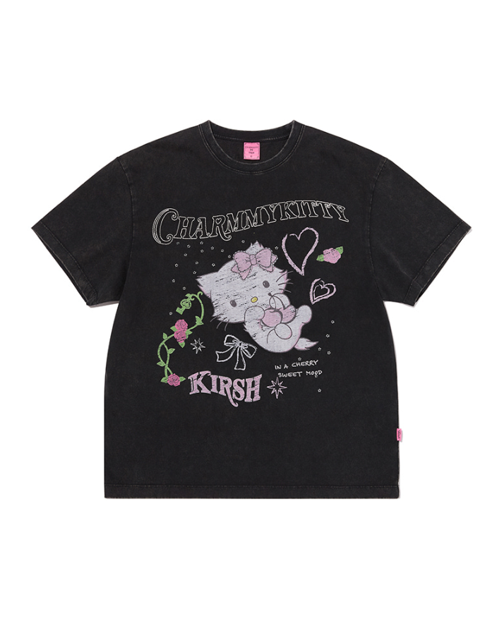 [KIRSH X Sanrio] CHARMMYKITTY LOOSE-FIT T-SHIRT