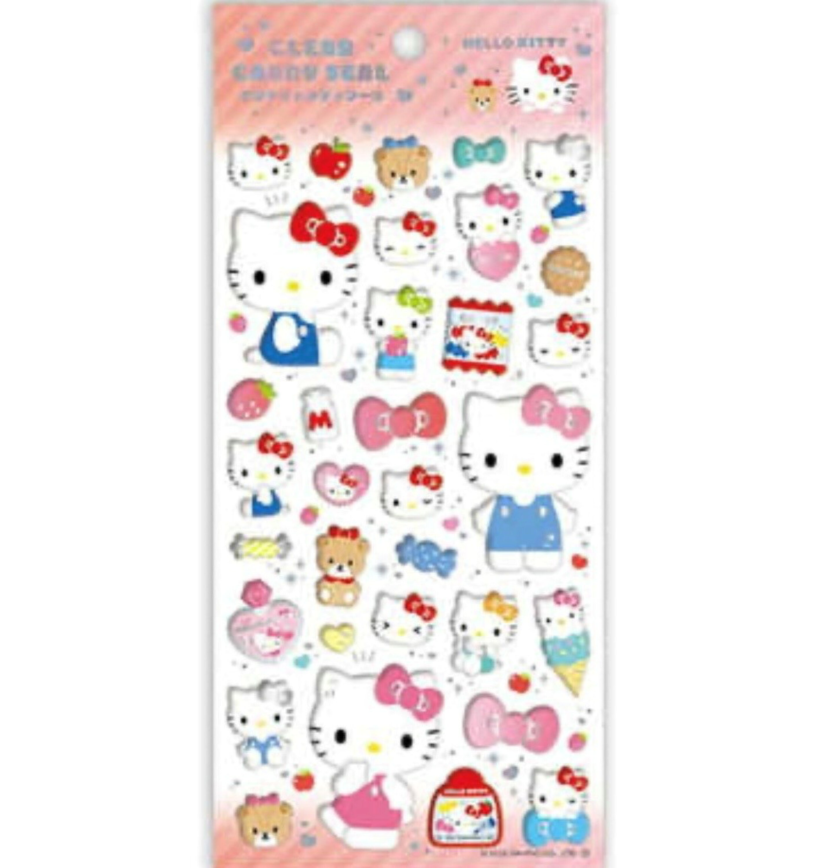Sanrio透明3D貼紙 - Hello Kitty
