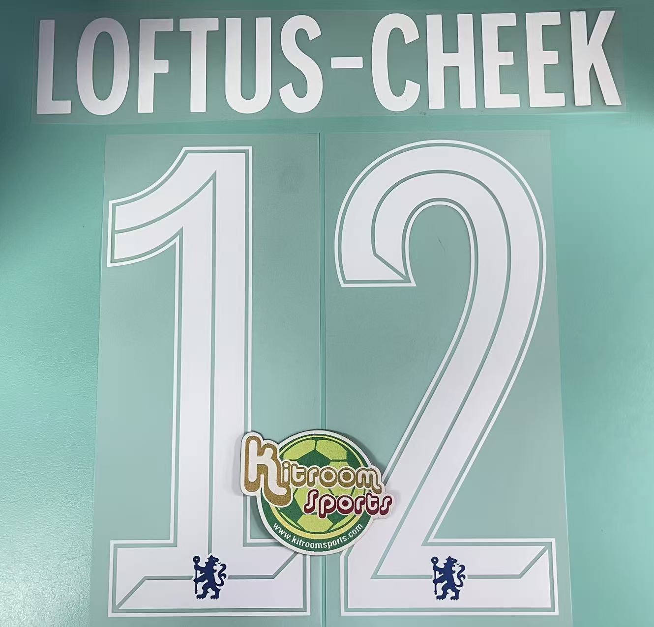 2022-23 Chelsea Home UCL Nameset #12 LOFTUS-CHEEK