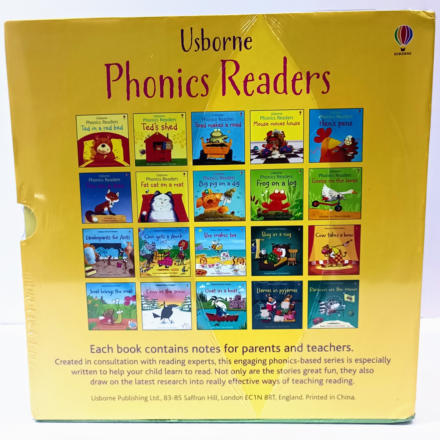 Usborne - Phonics Readers Boxset 20 books 發音拼讀英文版 20冊套裝 U39