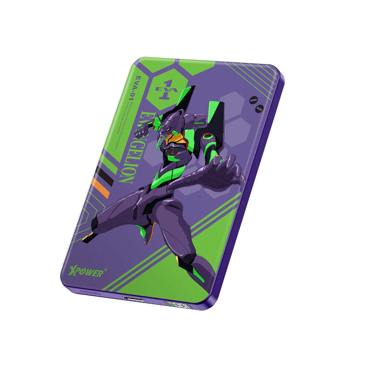 XPOWER EVA新世紀福音戰士 3合1 10000mAh超薄數顯無線充電器(M10K)