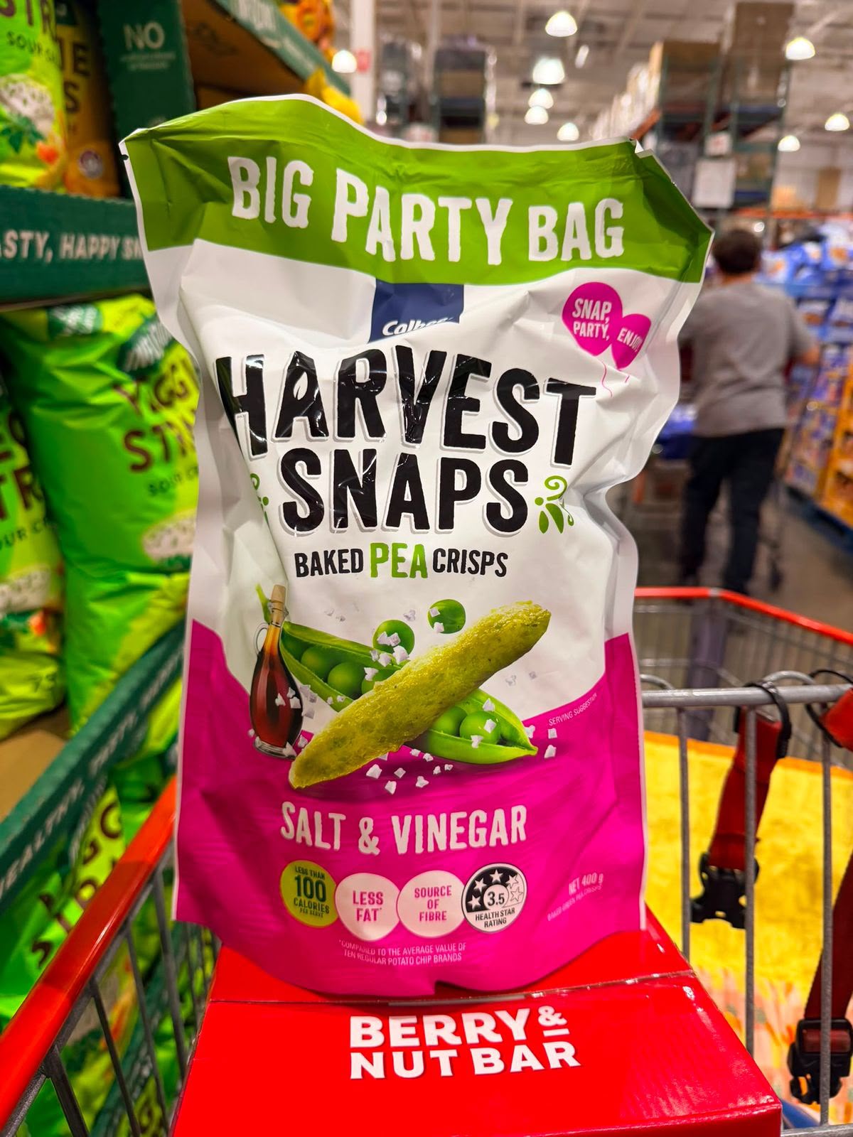 澳洲Costco🇦🇺好味澳洲零食 Calbee – Harvest Snaps – 豌豆脆片400g 
