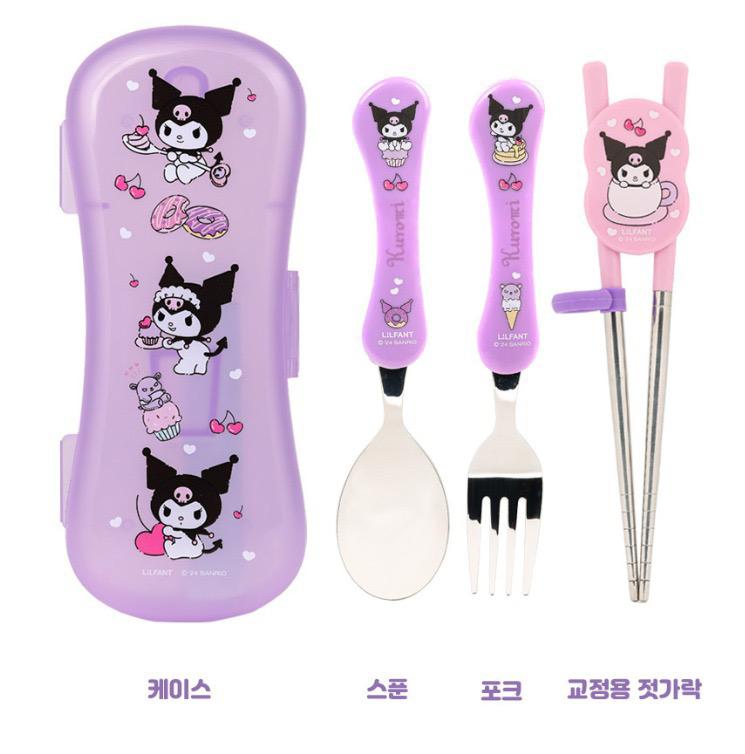 韓國直送🇰🇷 Kuromi 4件餐具套裝