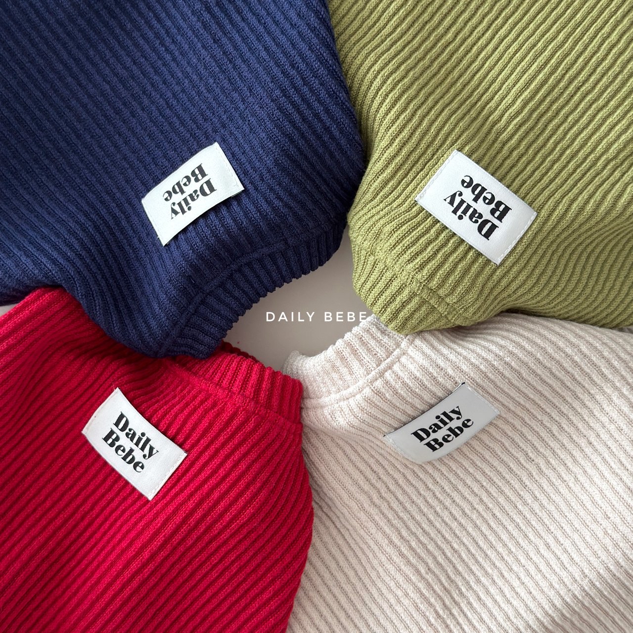 Dailybebe | Chunky Ribbed Sweatshirt