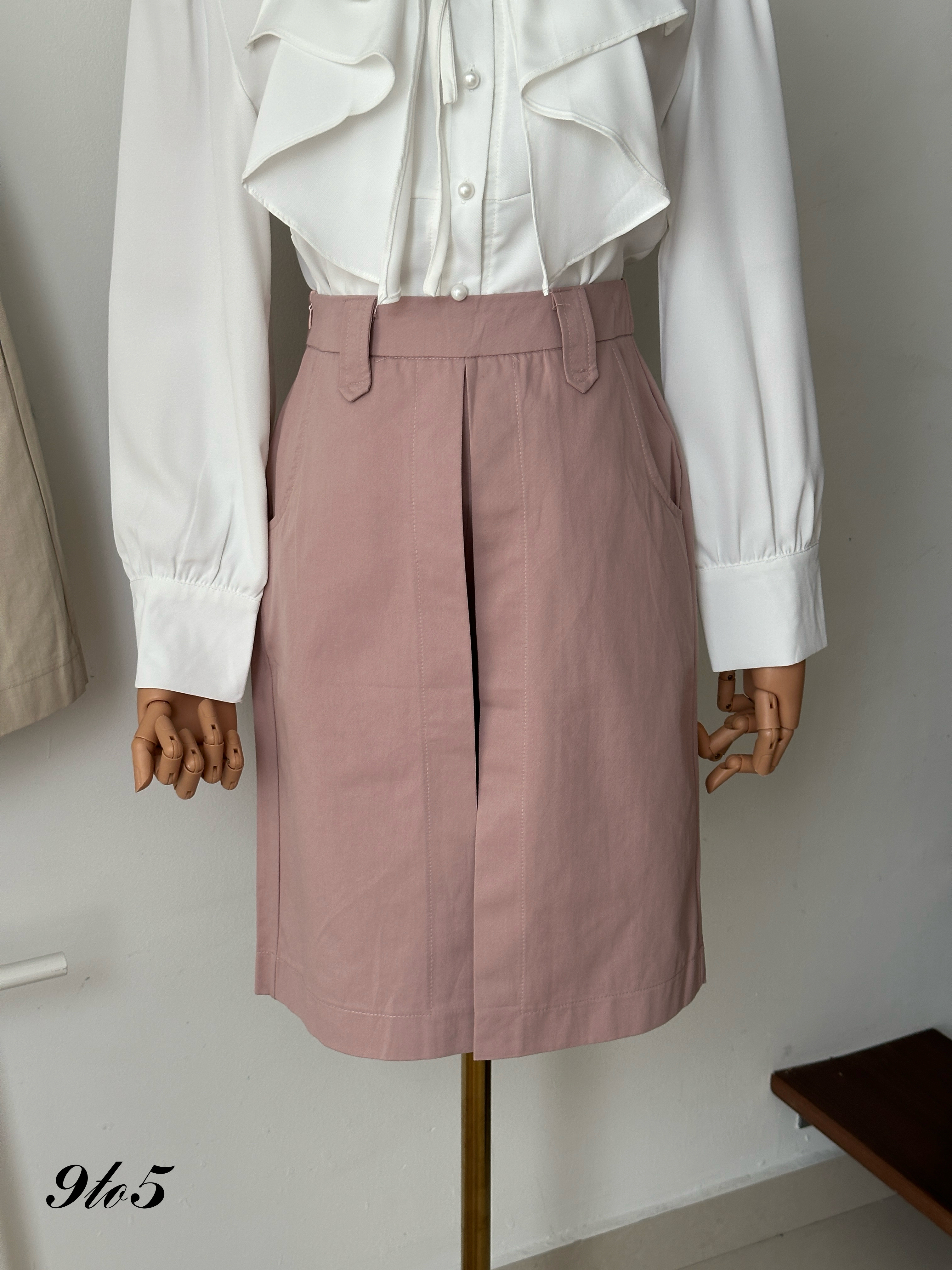 S1791 A Line Overlap Midi Pants - 3 Colors