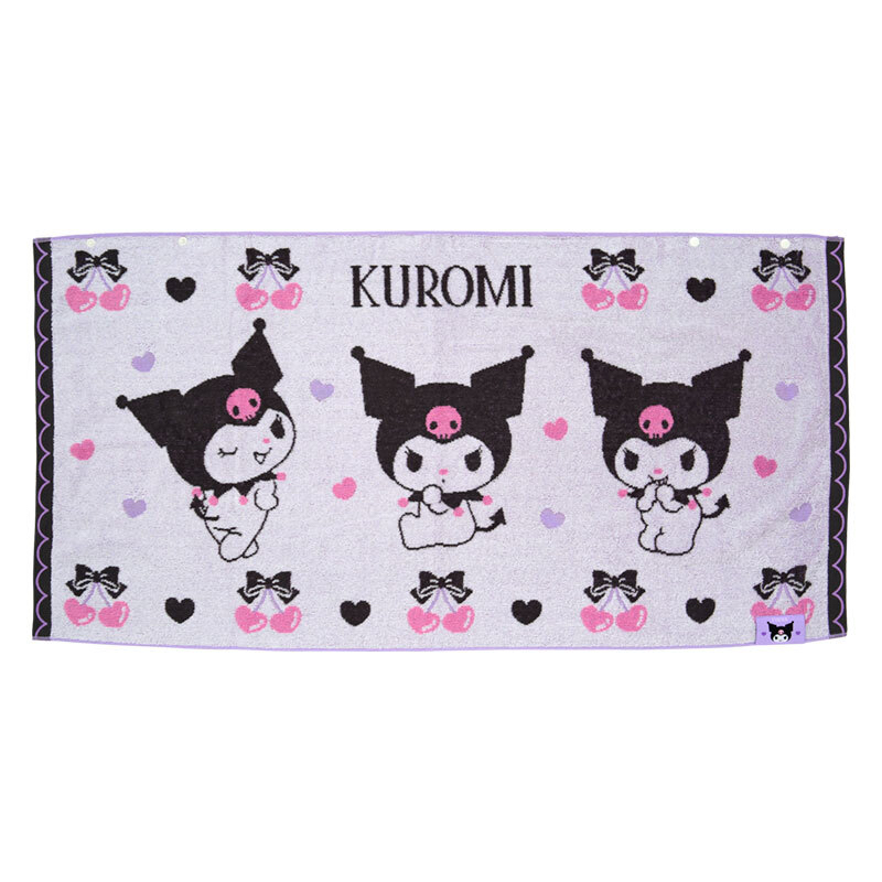 日本直送Sanrio 有鈕浴巾 120×60cm