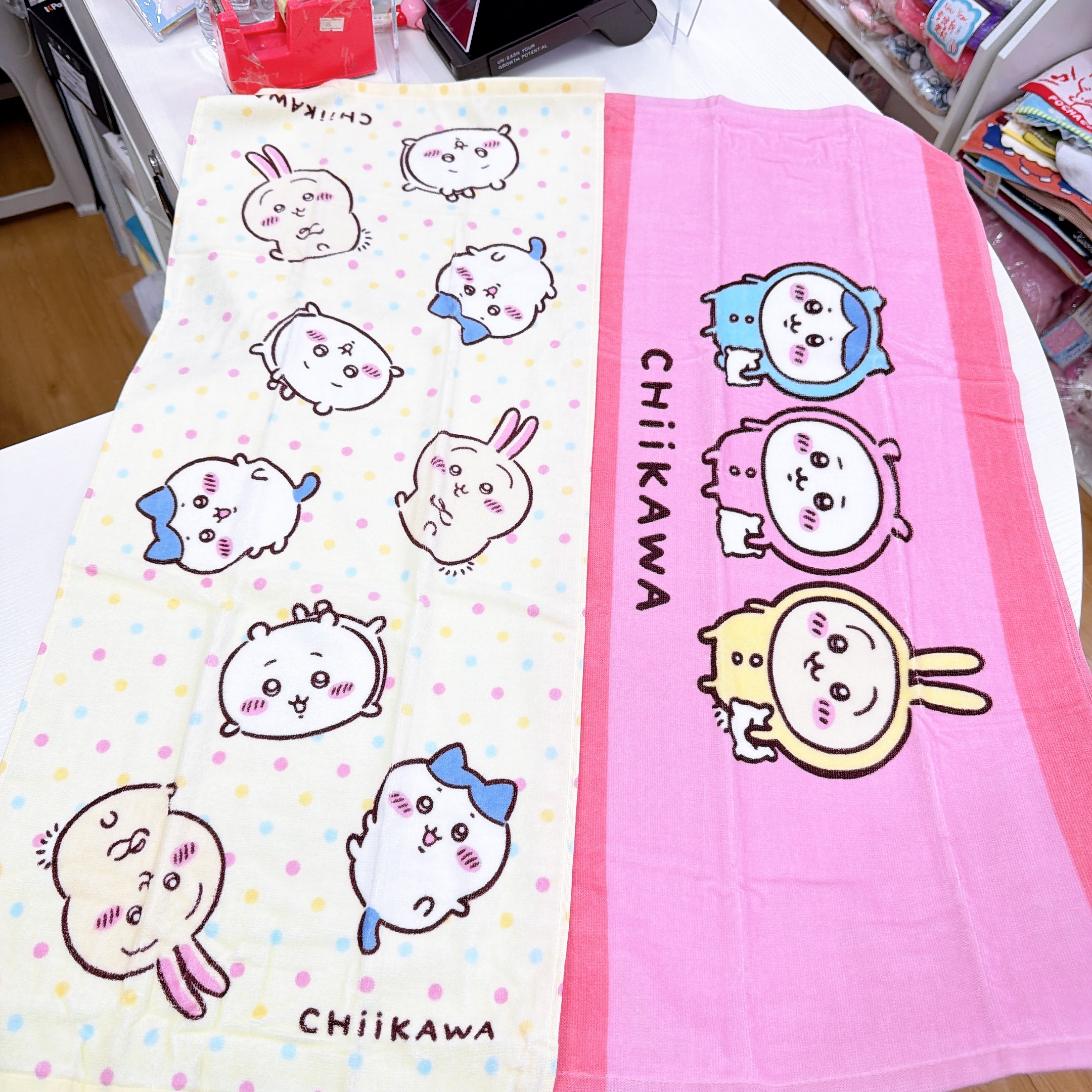 日本直送chiikawa 新款嘅浴巾/抹手巾/餐盒