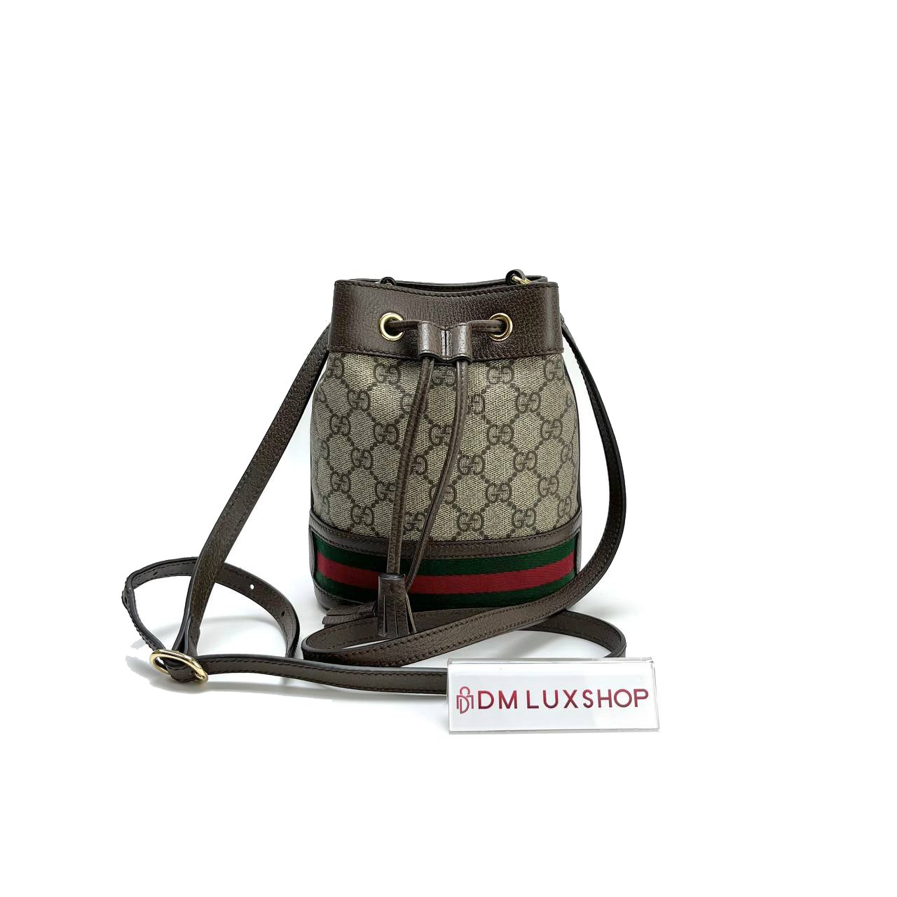 Gucci GG Ophidia Mini Bucket Bag GHW