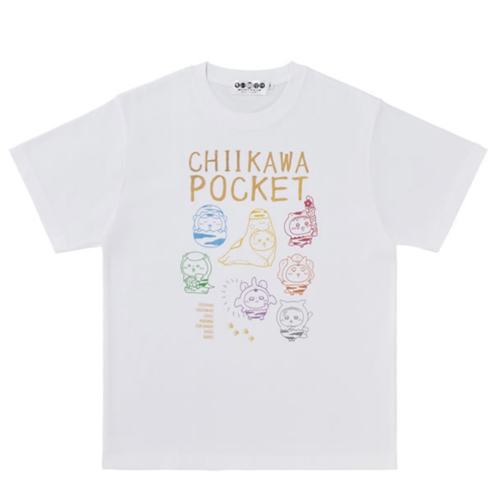 Chiikawa pocket tee｜預訂