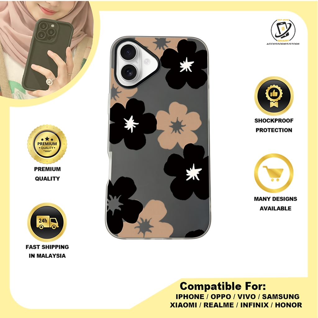 JELLY CASE PHONE FOR IPHONE - DESIGN FLOWER A3
