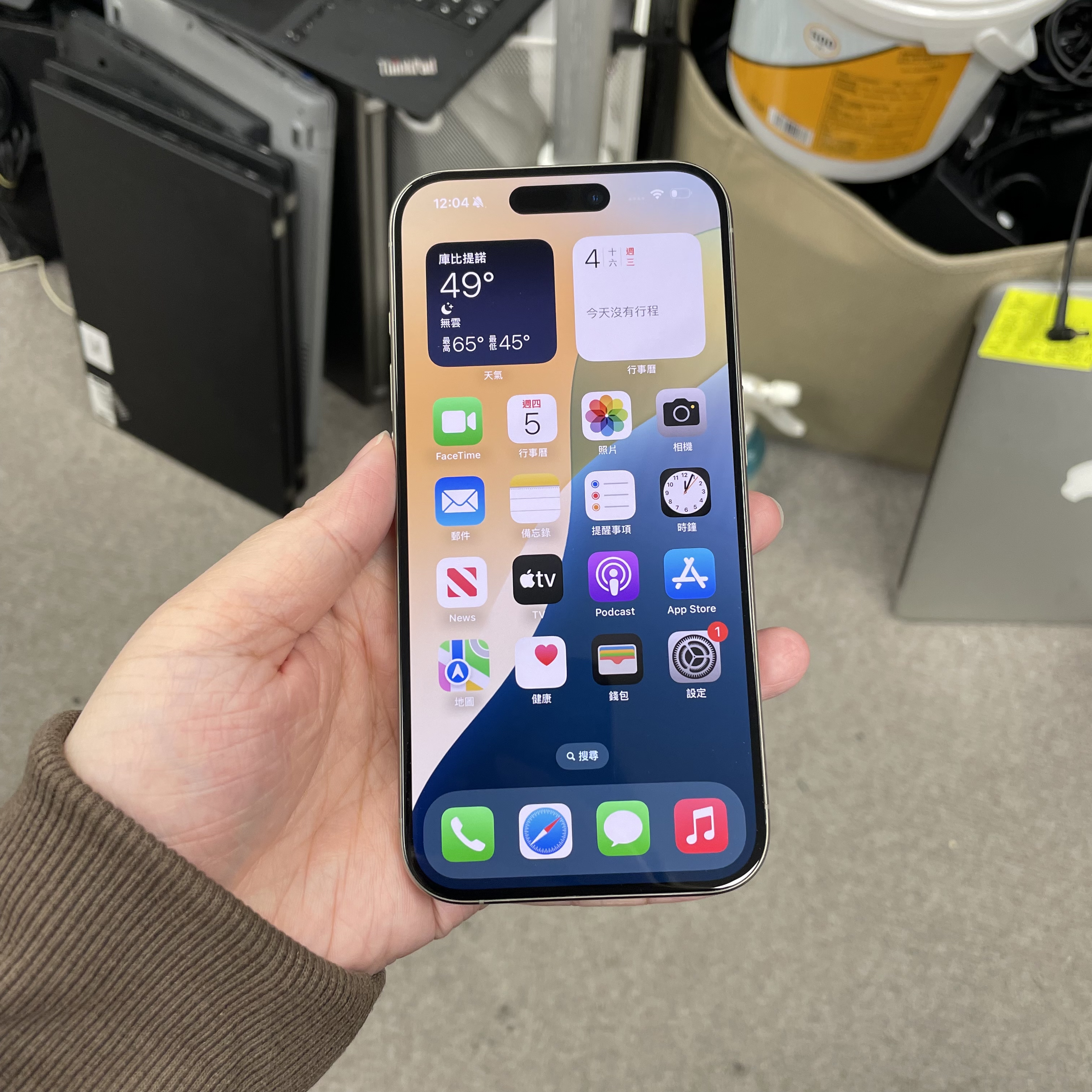 *6042 15 Pro 完美機 128GB 電95 原色 gray