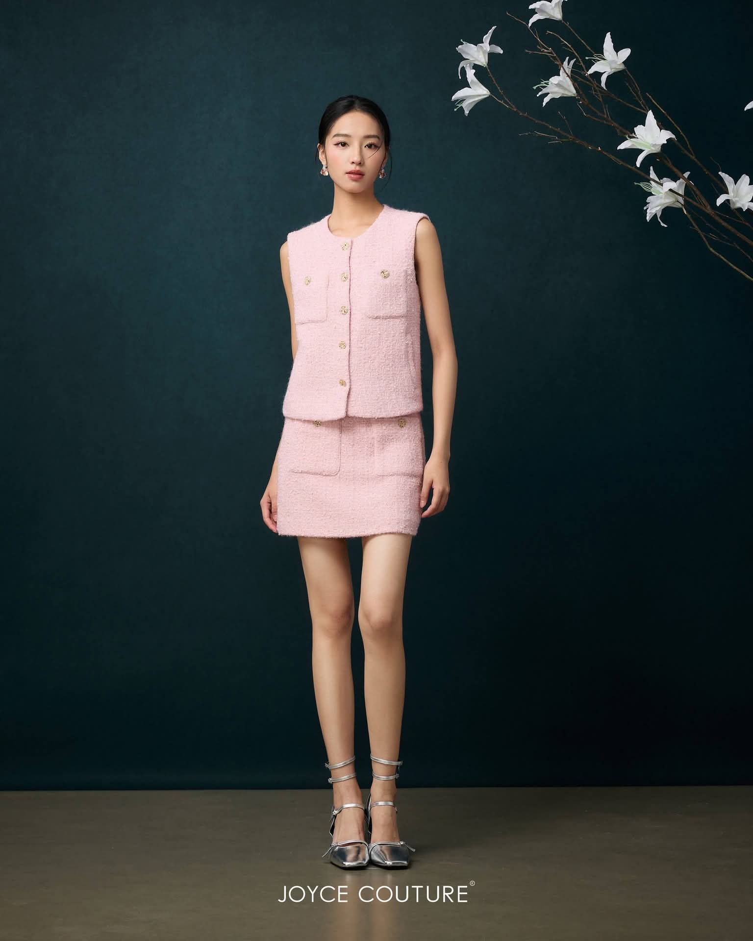 小香风半裙 S0089