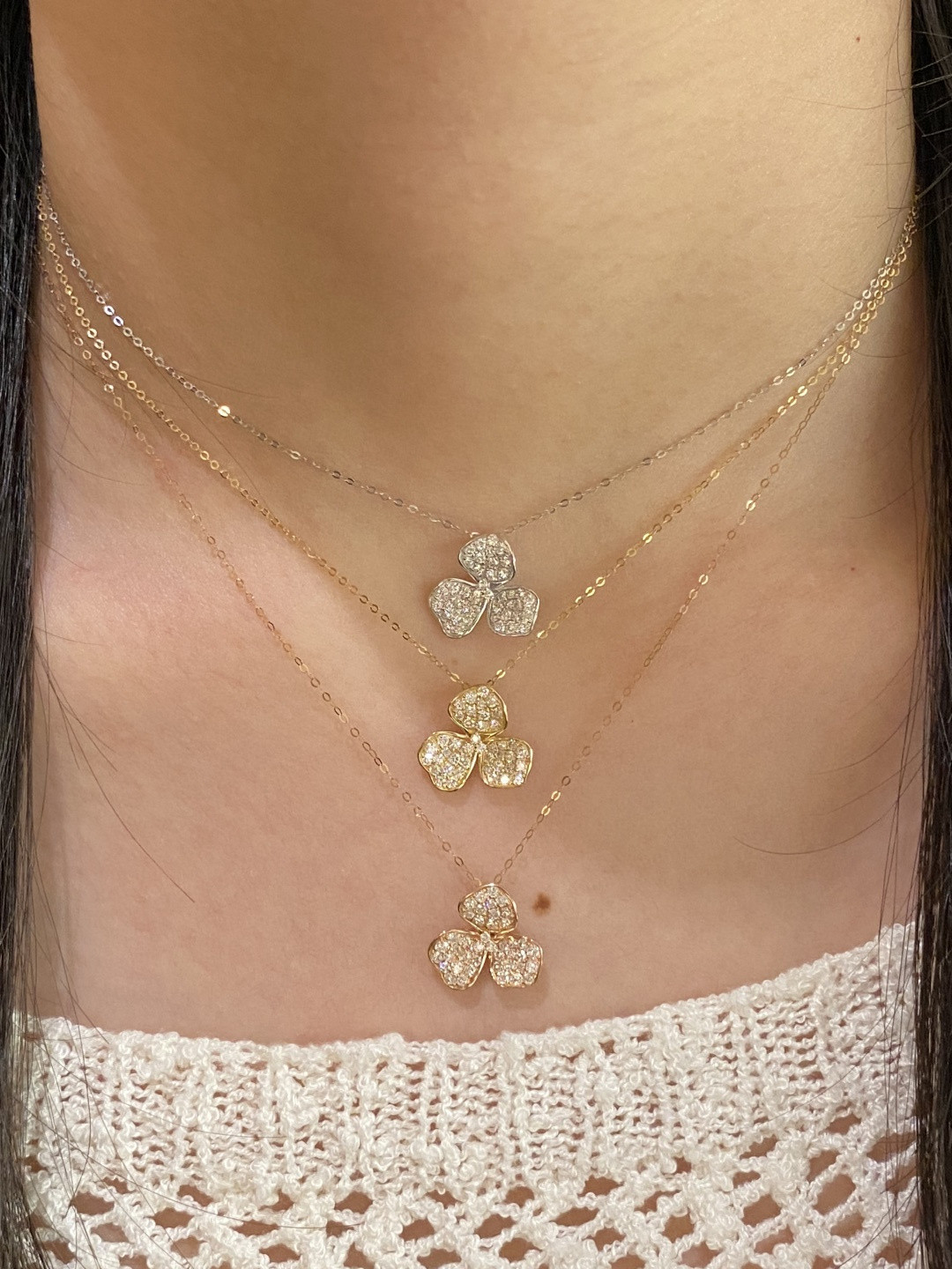 18K Diamond Necklace 