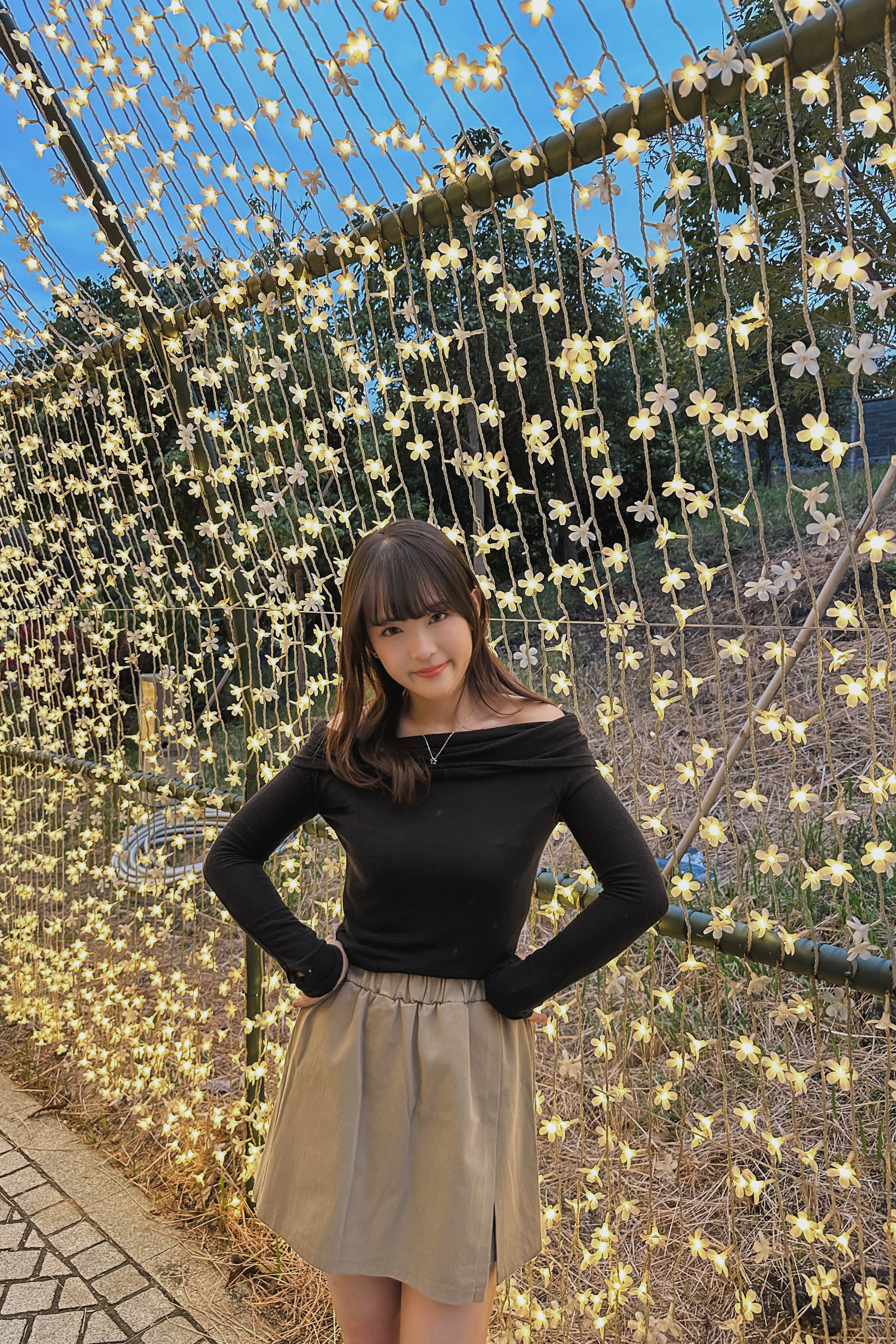 氣質韓系露肩上衣 (兩色入)