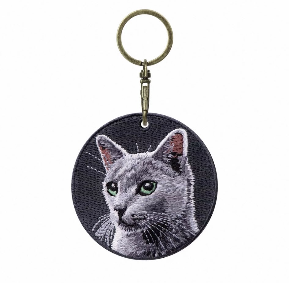 【貓類🐈】雙面刺繡吊飾