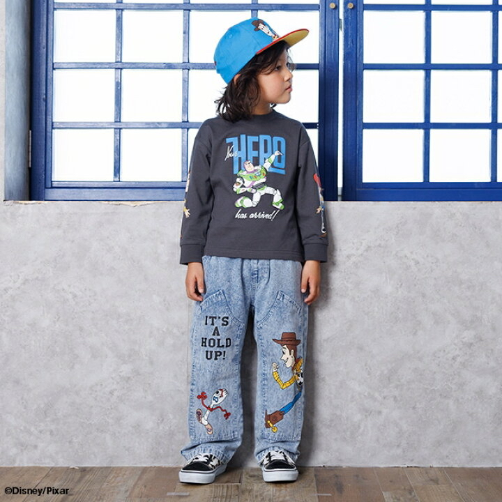 🇯🇵預訂 日本直送🇯🇵Babydoll x Toy Story系列人物前後印花直筒牛仔褲