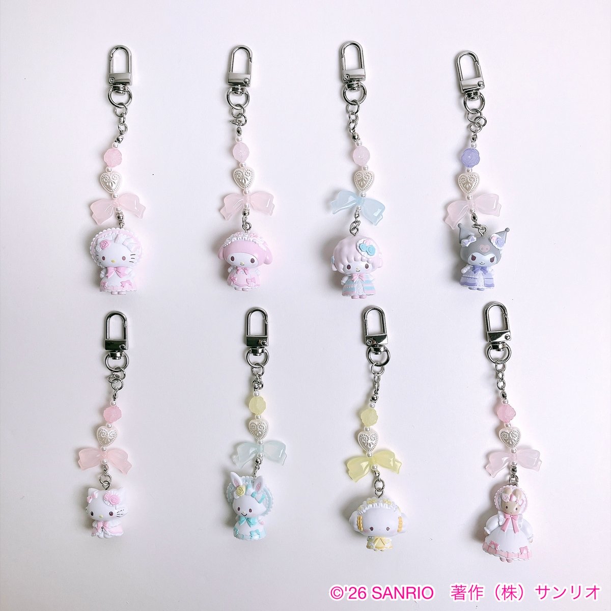 日本預訂📍Sanrio童話派對系列 - 公仔吊飾/公仔斜咩袋/化妝袋/手袋/貼紙/盲盒 3/9日本開售
