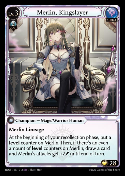 Merlin, Kingslayer / RDO-012 (SR)