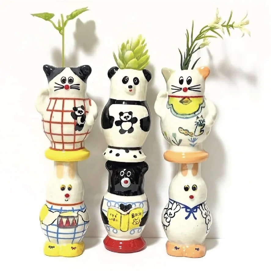 迷你動物陶瓷花瓶（10月尾預售）
