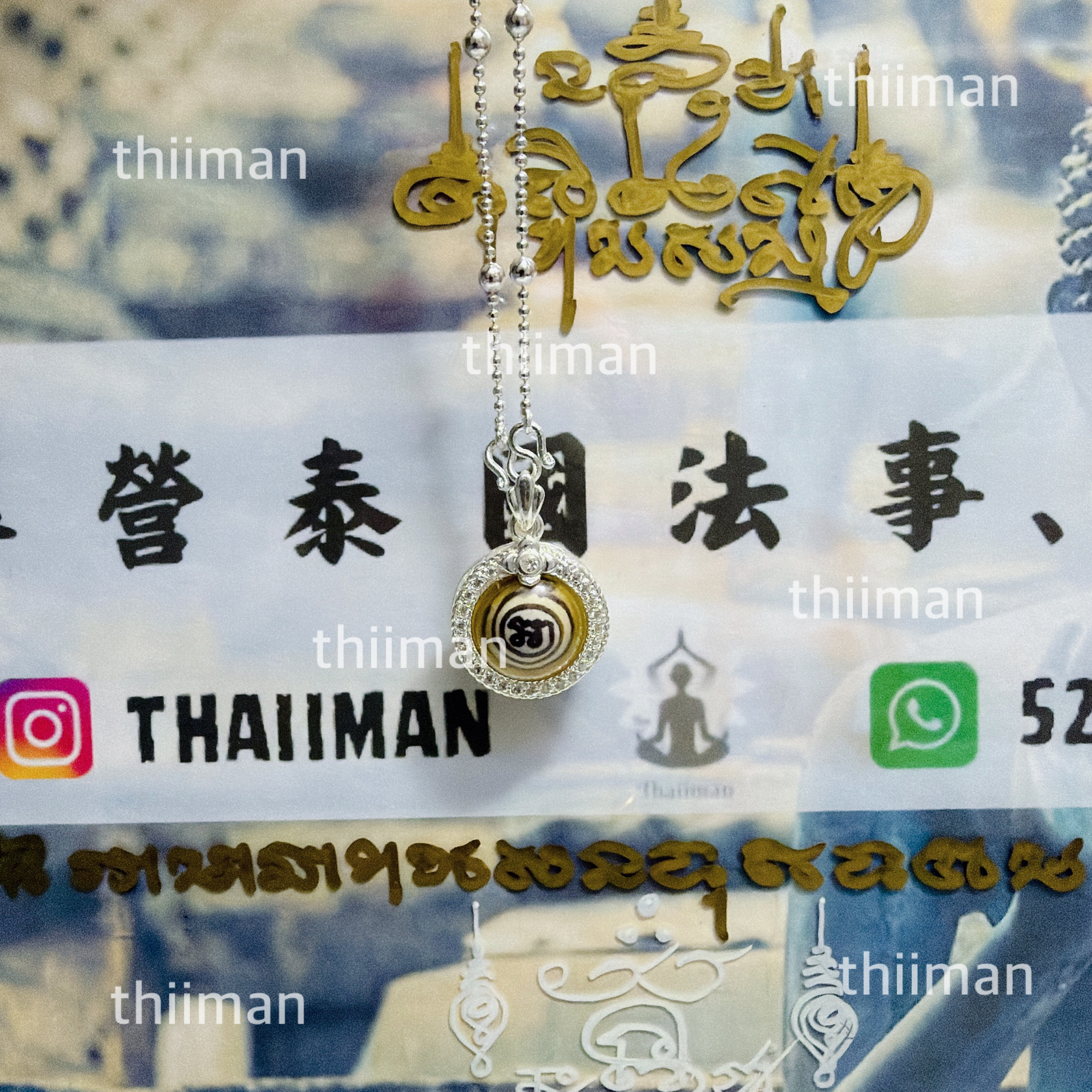 🔱阿贊彭 高階金蒼蠅油頸鏈