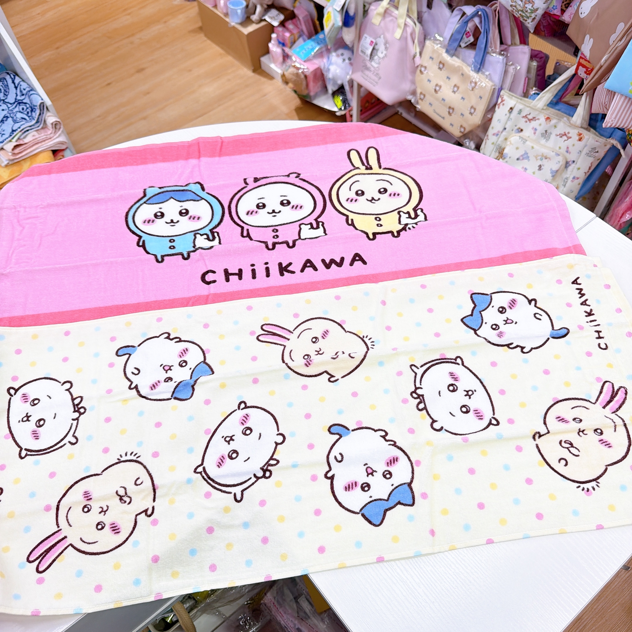 日本直送chiikawa 新款嘅浴巾/抹手巾/餐盒