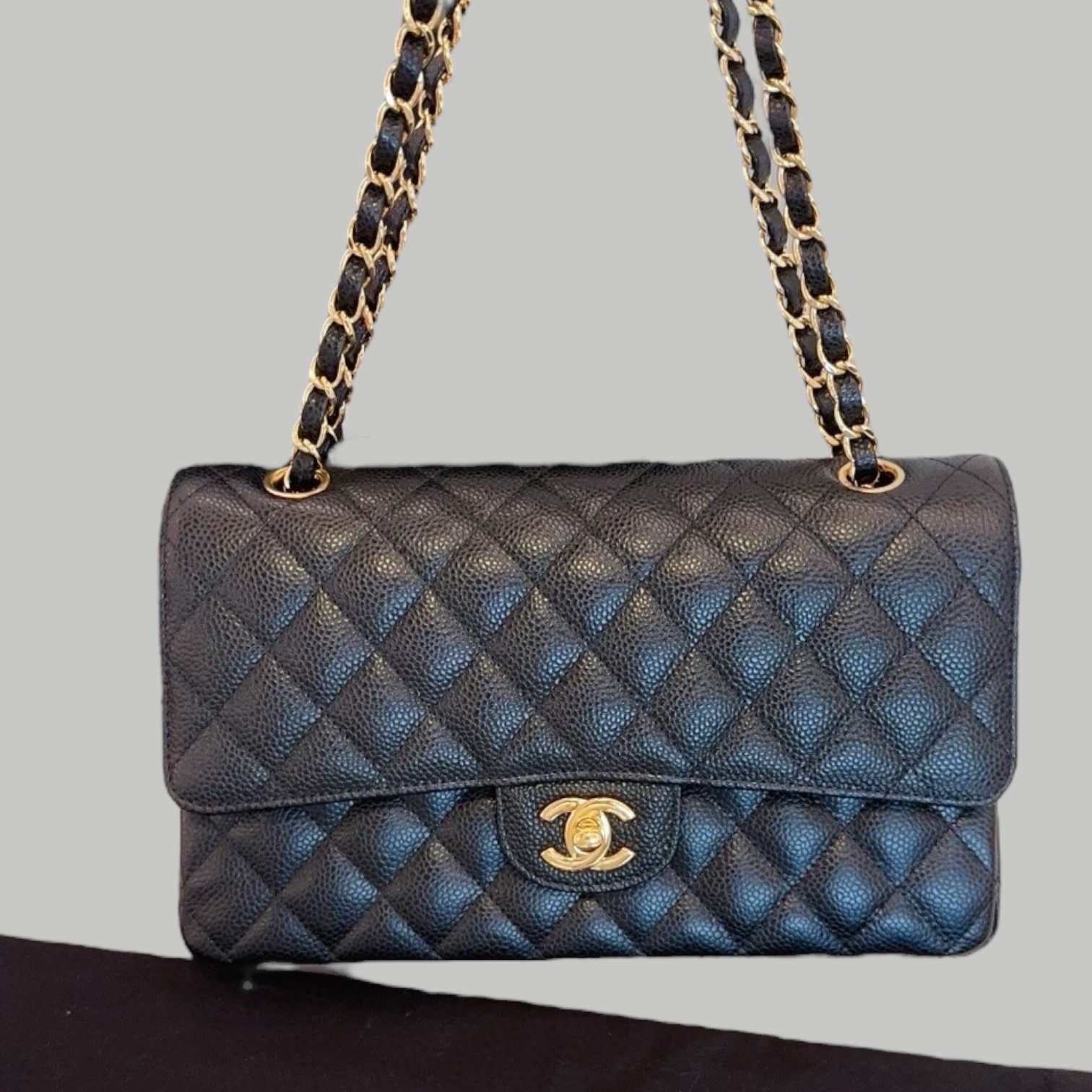 Chanel  Caviar CF25 金扣