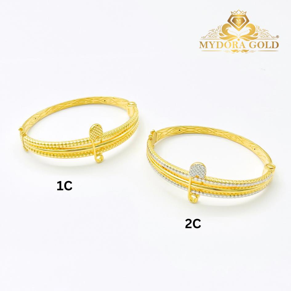 MYDORA Gelang Fesyen Safety Pin l EMAS 916/22K