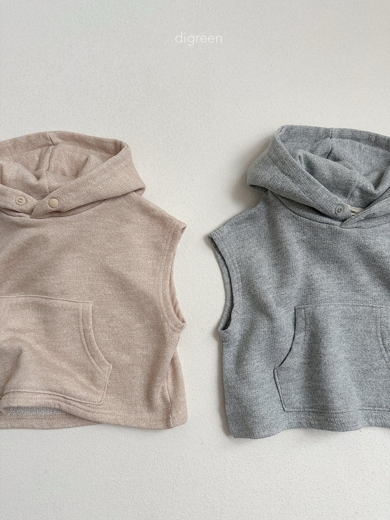 Digreen | Woody hooded vest 