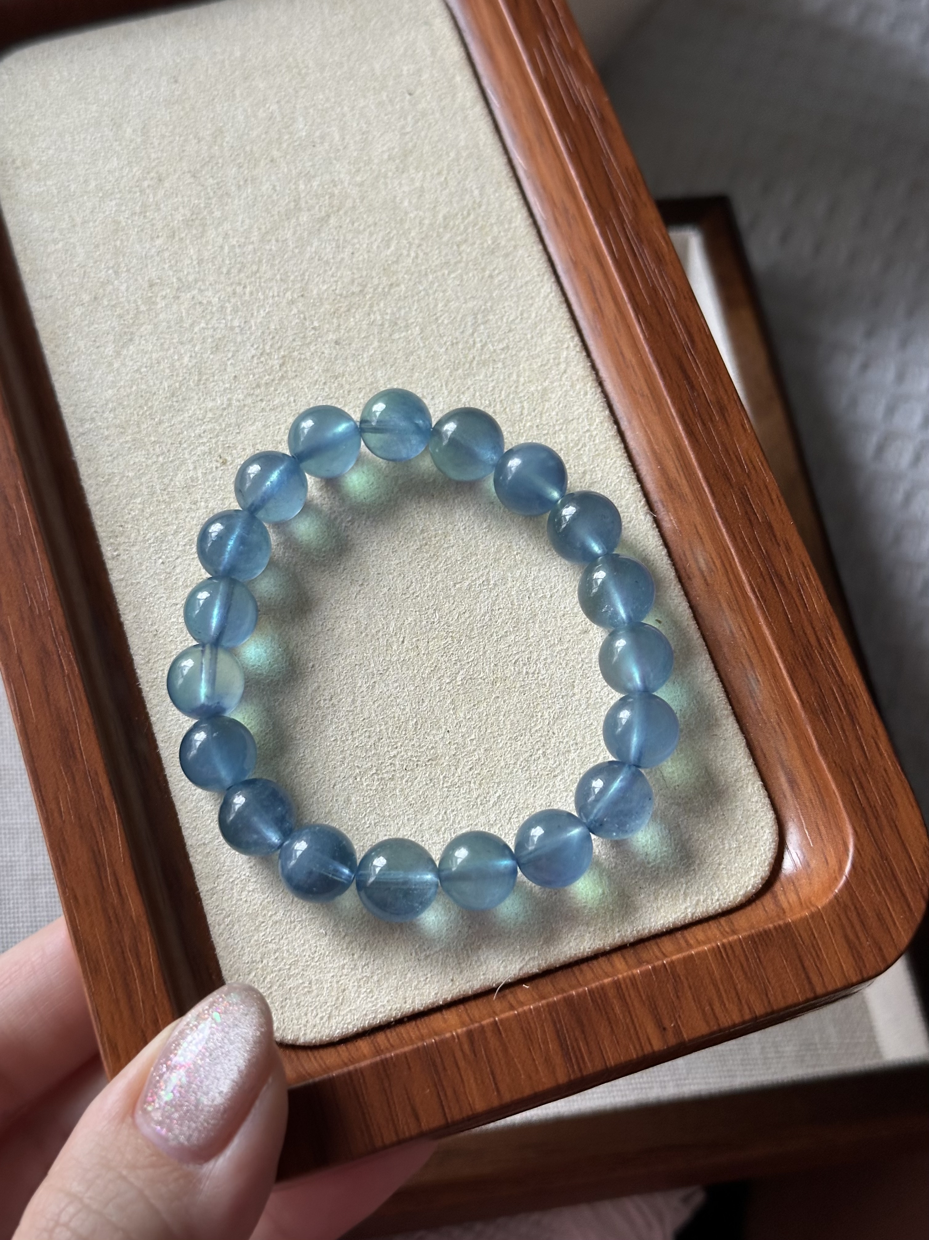 高货海蓝宝 ｜ High Grade Aquamarine 9.8mm