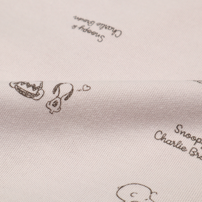 🇯🇵預訂 日本直送🇯🇵Snoopy史努比滿印米灰色孕婦哺乳長袖家居服套裝